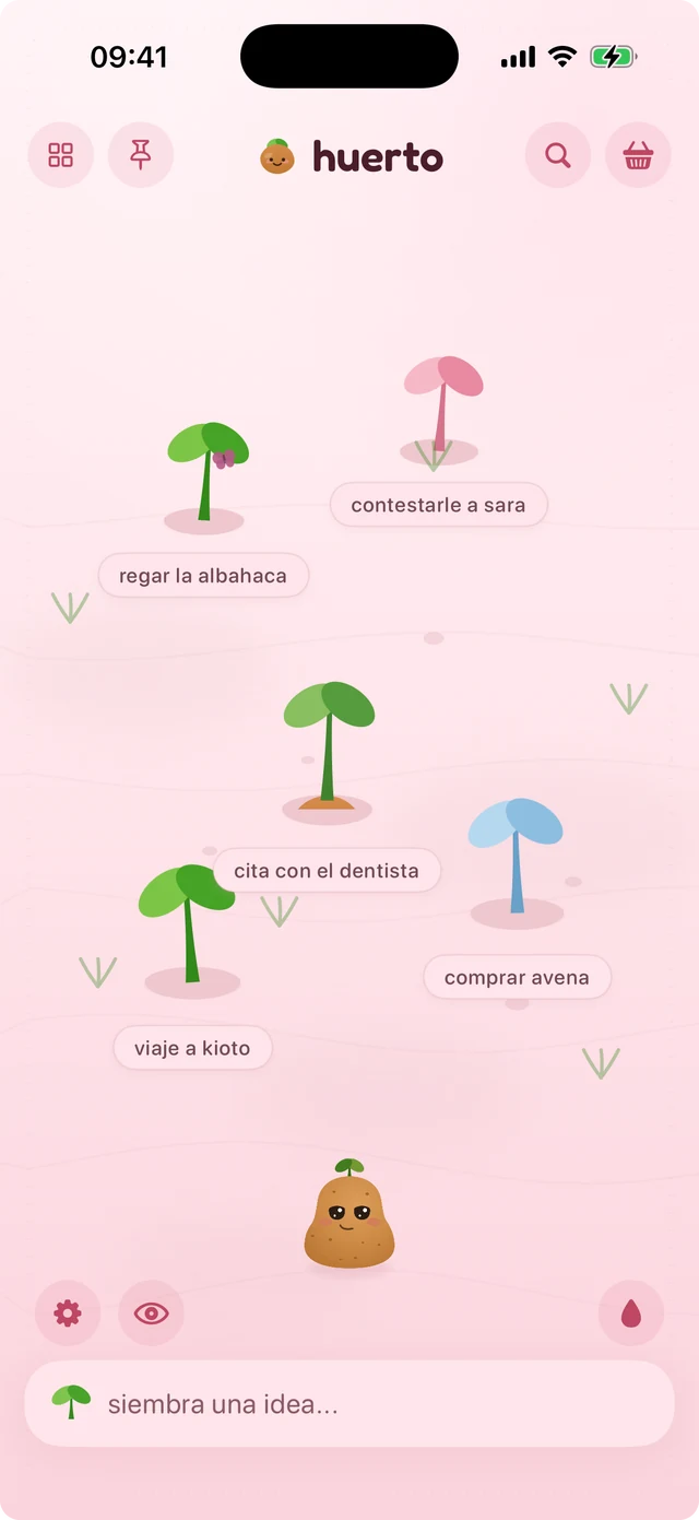 spudnote con el tema fresa